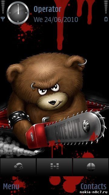 Тема Cute Cut для Nokia Symbian^3