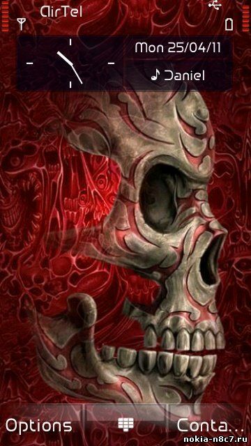 Тема Red Skull для Nokia