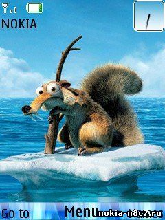 Тема Ice age для Nokia скачать